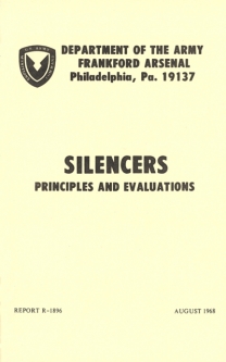 Silencers Principles And Evaluations REPORT R-1896